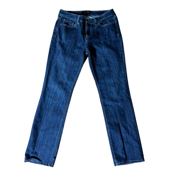 Seven7 Classic Straight Leg Jeans Medium Wash Cotton Blend Size 8 Women's - Picture 10 of 11